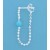 SPC TURQ WRAP ROUND D/C BEAD CHAIN STUDS