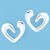 SPC 17mm 3/4 TIF HEART STUDS           =