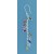 SPC MULTI-COL.MARQUIS CZ CHAIN EARRINGS