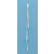 SPC BLUE CRYST./BEAD/BAR CHAIN DROPS   =
