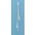 SPC WHITE CRYST./BEAD/BAR CHAIN DROPS  =