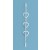SPC 3 THREADED HEARTS CHAIN DROP STUDS =