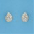 SPC TEARDROP GLITTER STUDS             =