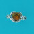 SPC 8mm AMBER HEART CELTIC STYLE RING  -