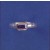 SPC 7x5 RECT.PURPLE CZ PLATED BEZEL RING