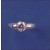 SPC 6mm PINK CZ PLATED BEZEL D SECT RIN-