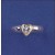 SPC 7mm HEART CZ PLATED BEZEL RING     =