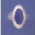 SPC 16X9mm LAPIS OVAL FANCY RING