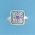 SPC SQ.PURPLE CZ FILIGREE TOP RING