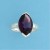 SPC MARQUIS FACETED PURPLE STONE RING