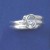 SPC 8x6 OVAL CZ ON 3mm DOUBLE TUBE BAND