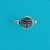 SPC M/COLOUR OVAL INDIAN STYLE RING