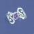 SPC OVAL AMETHYST FANCY LEAF SHANK RING-