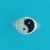 SPC PLAIN SHANK YIN-YAN SIGNET RING