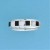SPC M.O.P/ONYX INLAID PLAIN RIM BAND