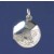 SPC 17mm 1/2 ENGRAVED D ROUND LOCKET   =