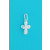 SPC 15x10mm FANCY 3D EFFECT CROSS