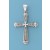 SPC CAPPED CHANNEL SET MARCASITE CROSS =