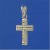 SPC 18x12mm SQ.MARCASITE SET CROSS     =