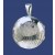 SPC 29mm ROUND FLOWER ENGRAVED LOCKET  =