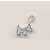 SPC FLAT CUTOUT DOG CHARM move-232120-