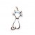 SPC CUTOUT CAT PENDANT