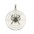 SPC CUTOUT SPIDER IN WEB PENDANT