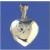 SPC 20mm 1/2 ENGRAVED D HEART LOCKET