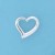 SPC 15mm CAST TIF HEART PENDANT        =