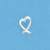 SPC FANCY CROSSOVER HEART PENDANT      =