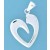 SPC 24mm 3/4 TIF HEART PENDANT         =