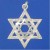 SPC FANCY STAR OF DAVID PENDANT        =