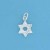 SPC 10mm CUTOUT STAR OF DAVID PENDANT  =
