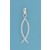 SPC 29x10mm ALPHA SYMBOL PENDANT       =