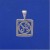 SPC 12mm SQUARE CUTOUT RM STYLE PENDANT=