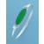 SPC 28x9mm OVAL GREEN AGATE CLIP BANGLE=