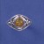 SPC 6mm AMBER CELTIC OXIDISED DES.RING -