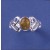 SPC 8x6 AMBER CUTOUT SHANK CELTIC RING