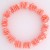 SPC PINK SHELL CHIPS ELASTIC BRACELET