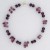 SPC AMETHYST CHIPS/BEADS BRACELET