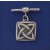 SPC 14mm SQ.CELTIC DES.CUFFLINKS       =