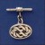SPC CELTIC WOVEN DES.OXIDISED CUFFLINK =