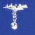 SPC DOUBLE DOLPHIN CHAIN+BALL CUFFLINK =