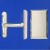 SPC 20X12mm SOLID RECTANGULAR CUFFLINKS