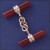 SPC CORNELIAN BAR CUFFLINK