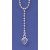SPC Y CHAIN WITH SYN.BLUE TOPAZ DROPPER