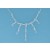 SPC SMALL TEARDROP IMM.AQUA FANCY CHAIN=