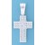 SPC 42x30mm PAVE SET CZ CROSS-BLING    =