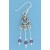 SPC PURPLE CRYSTAL DROP EARRINGS