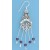 SPC PURPLE CRYSTAL DROP EARRINGS